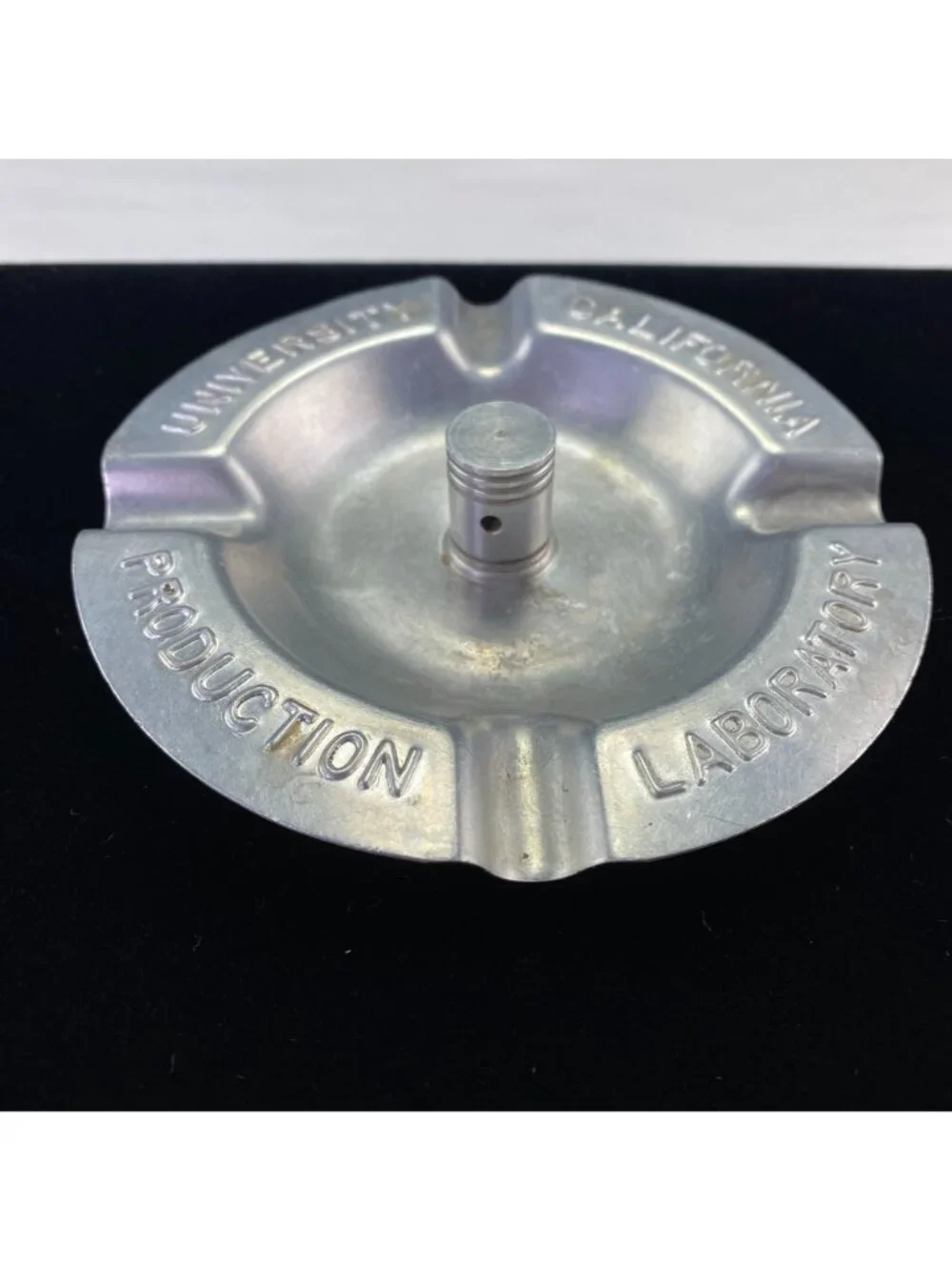 Vintage Aluminum Ashtray University California Production Laboratory